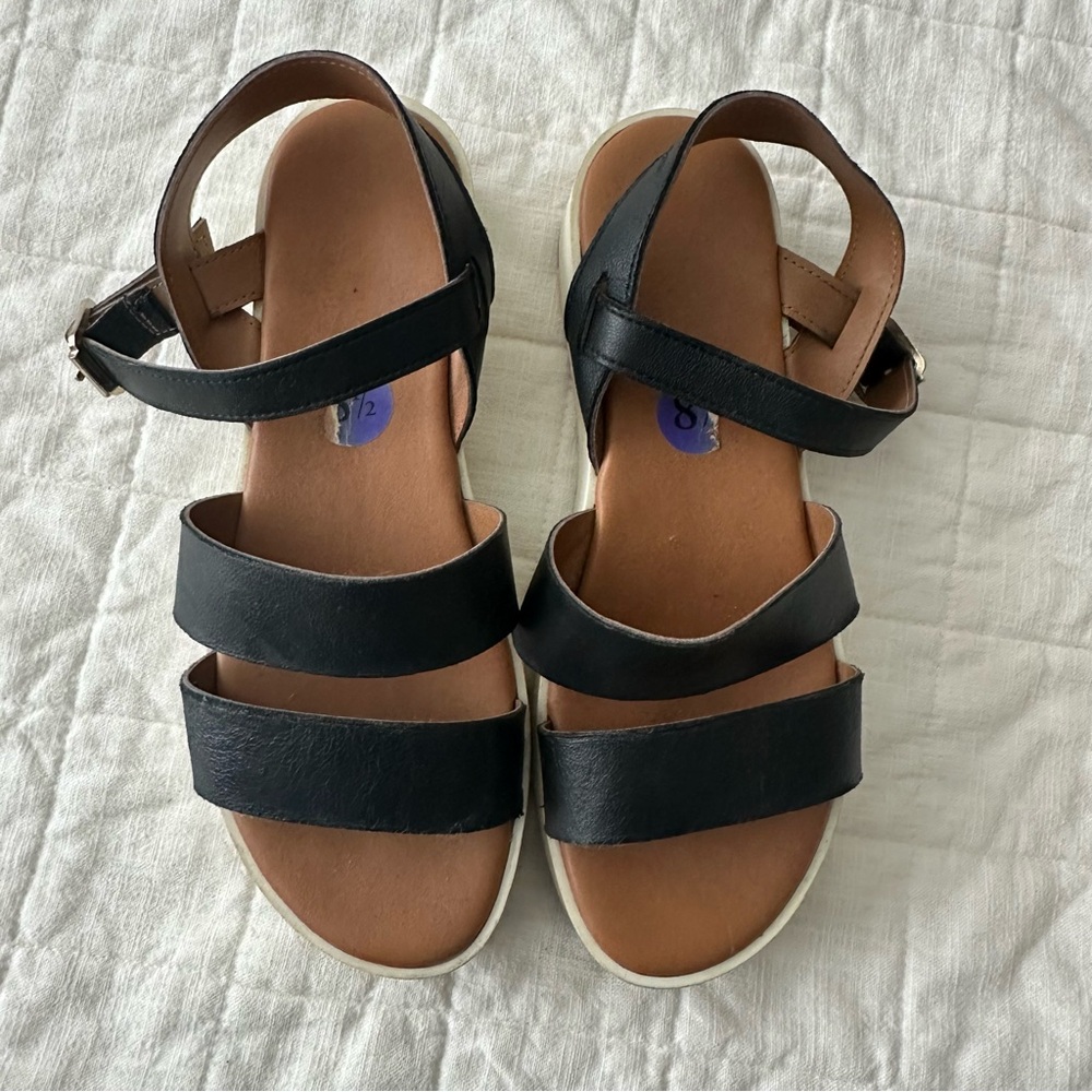 Black Strappy Sandals